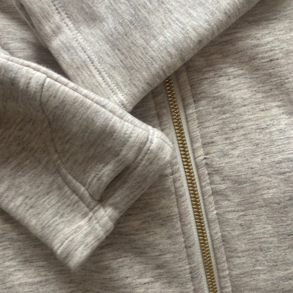 Cozy Athleta hooded zip up with Sherpa lining. - Picture 3 of 5